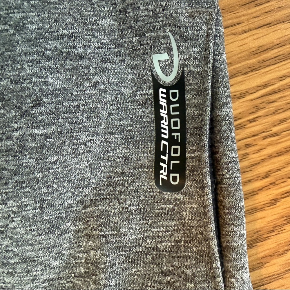 Straight Leg Heather Gray Joggers by Champion, Warm Lining. - Picture 9 of 12